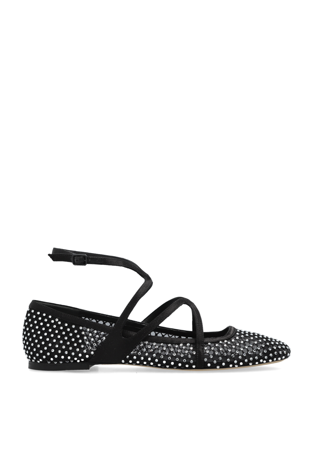 【送料&関税込】Jimmy Choo astoria Rhinestone Ballet Flats Black Ballet Flats Astoria Jimmy Choo - Vitkac Canada
